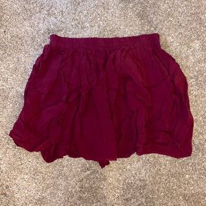 Brandy Melville Burgundy Skirt